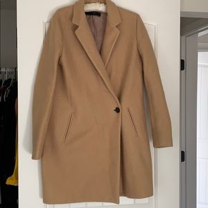 Tan Zara Peacoat